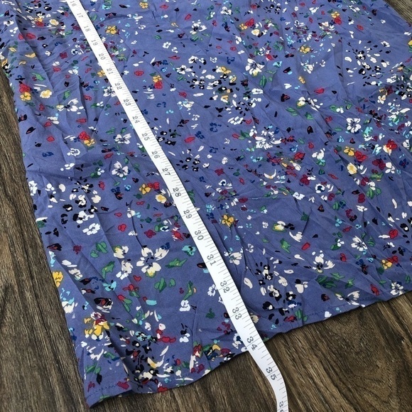 Beachlunchlounge 100% Viscose Dress Flutter Sleeve Micro Floral M - Picture 8 of 13
